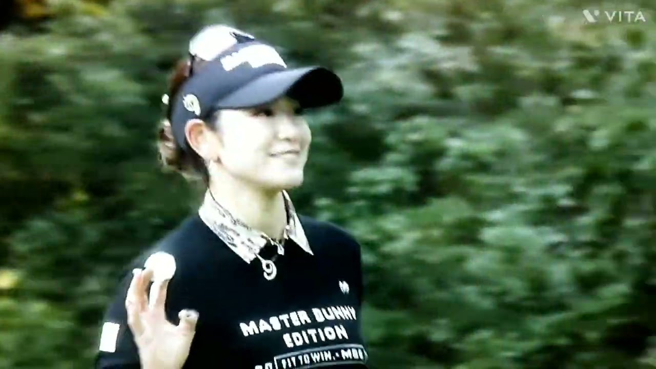 原 英莉花プロ❤️大王製紙エリエールレディース2023,3日目、悪天候のため中止😅明日、逆転優勝だぁ❗