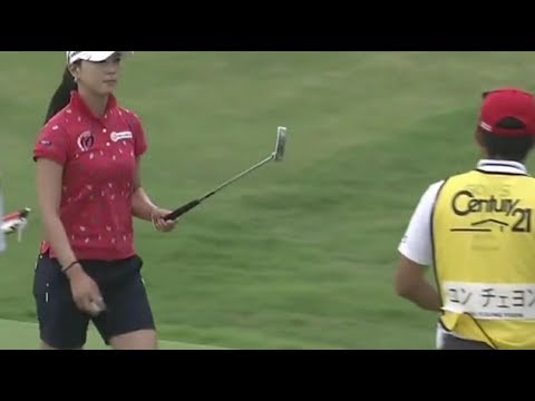 ファンは見ない方がいいかも。。引くわ　＃ゴルフ