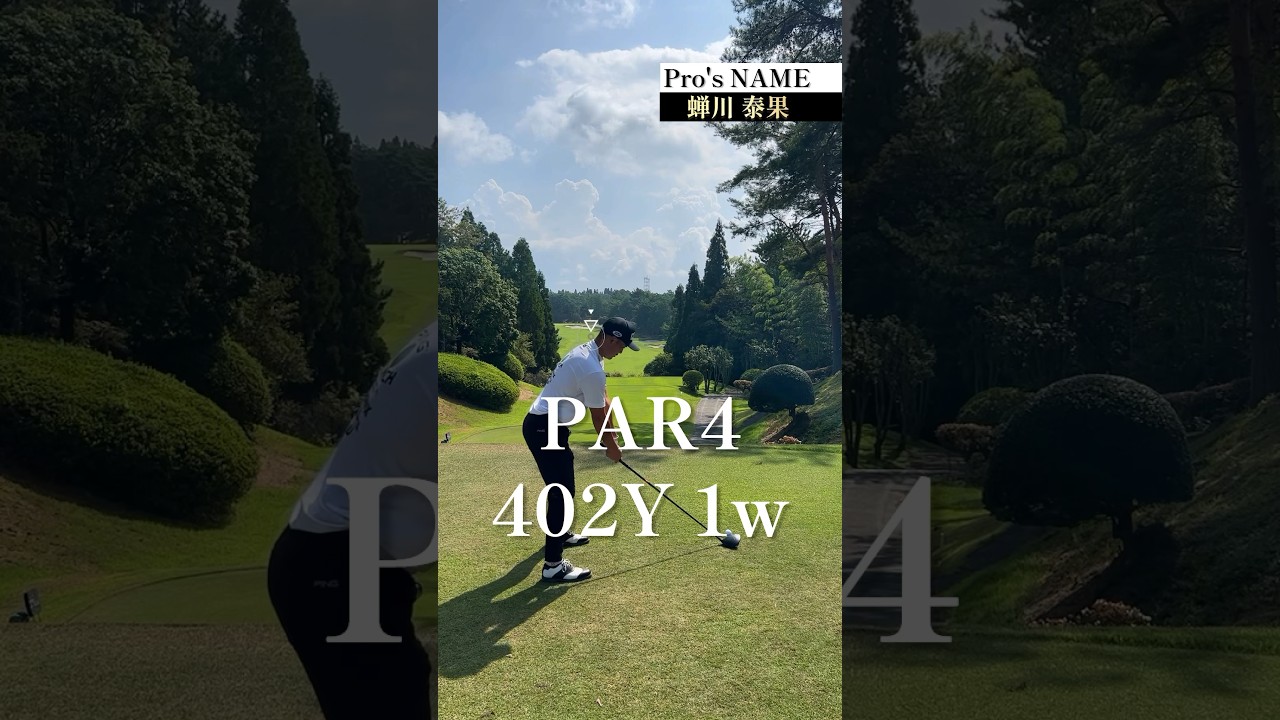 プロゴルファーの1ホール#ゴルフ #プロゴルファー #shorts