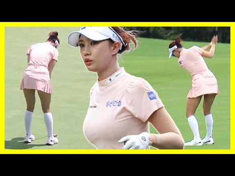 Hot Golfer Hyunju Yoo Amazing swing & Swing Sequence, ホットセクシーゴルファー「ユ・ヒョンジュ」素晴らしいスイングとスイングシーケンス 2023