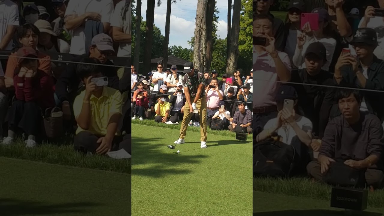 リッキーファウラー選手のティーショット ZOZOチャンピオンシップ2023