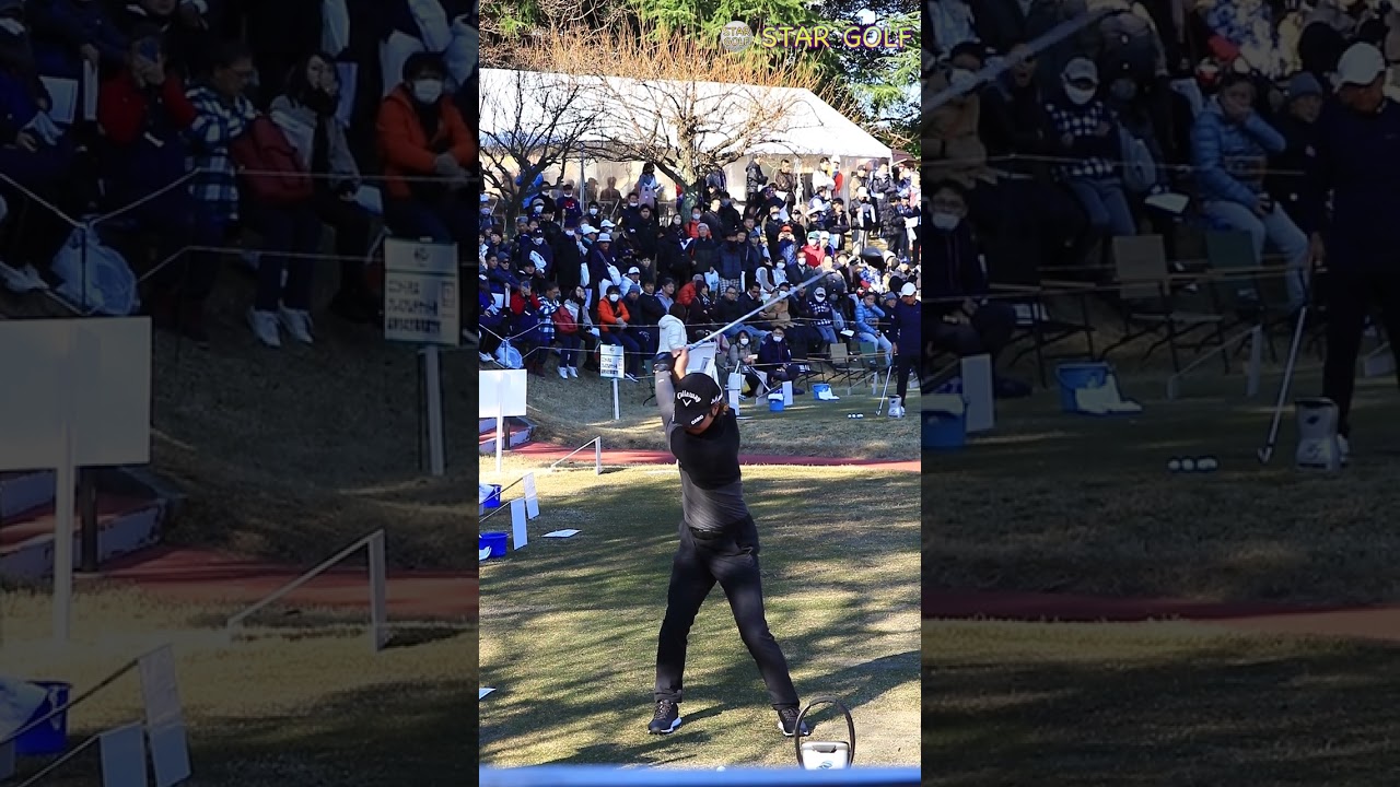 【スローあり】JTカップ最終日、石川遼2023最新ドライバーショット#ゴルフスイング #石川遼スイング最新#ドライバースイング