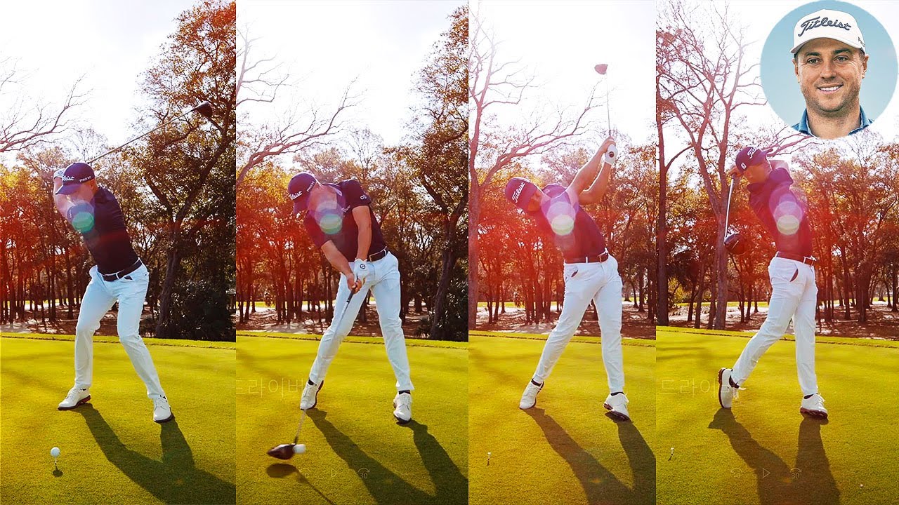 ジャスティン・トーマス Justin Thomas プロゴルファー DRIVER SHOT SLOW MOTION !!!