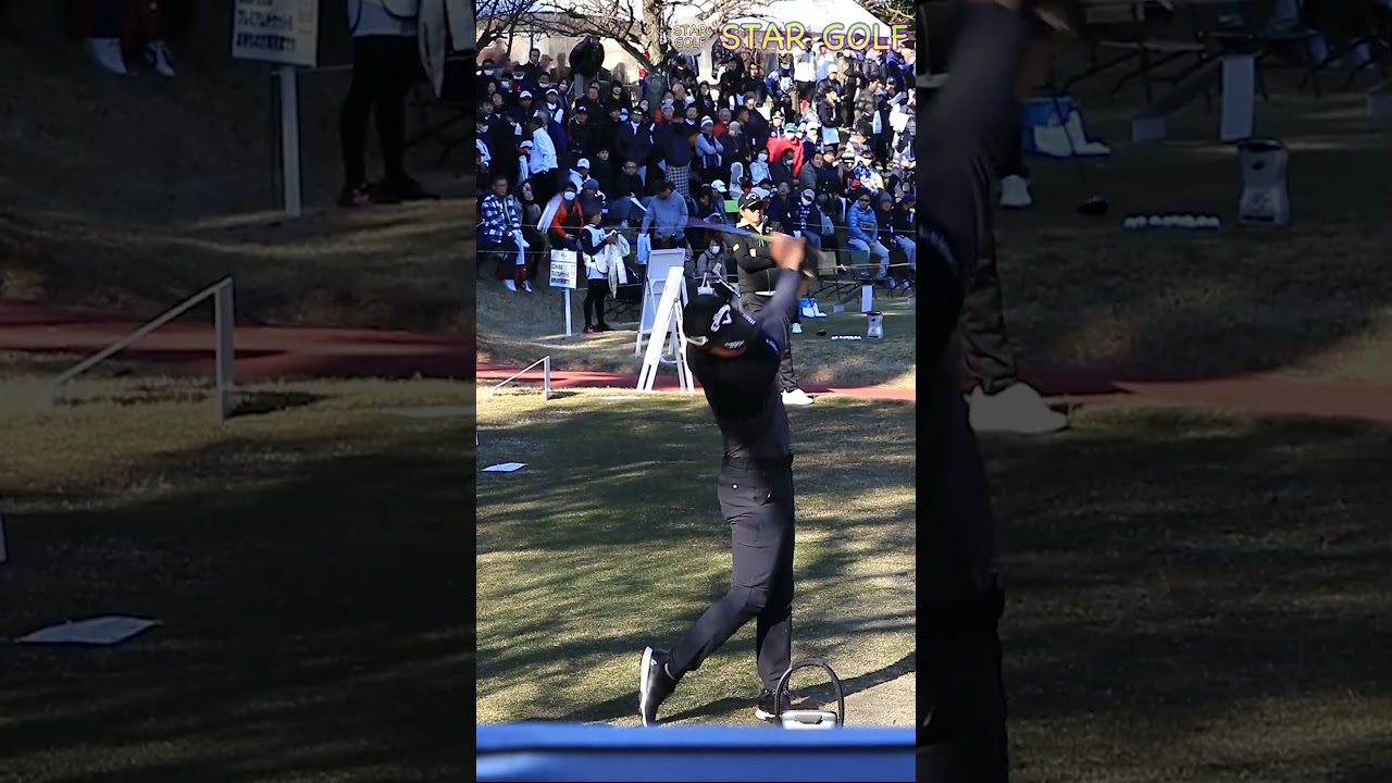 【JTカップ最終日】石川遼プロドライビングレンジにて#ゴルフスイング #石川遼スイング最新#ドライバーアイアンスイング