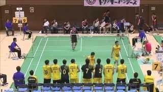 小松﨑/竹内 vs 園田/嘉村　全日本実業団2015　決勝