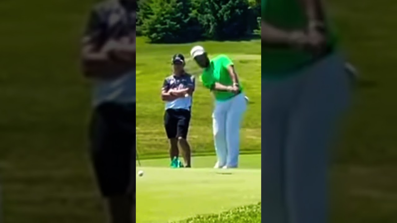 #松山英樹 見て学ぶアプローチ練習