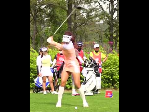 Hot Beauty Golfer _Hyun-ju Yoo_ Amazing Swing motion,最強🤭😍セクシーゴルフ女神「ユ・ヒョンジュ」パーフェクトスイングモーション＆スローモーション