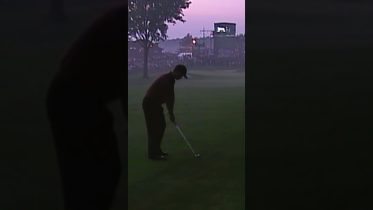 Tigers Woods has night vision! #shorts #tigerwoods #golf