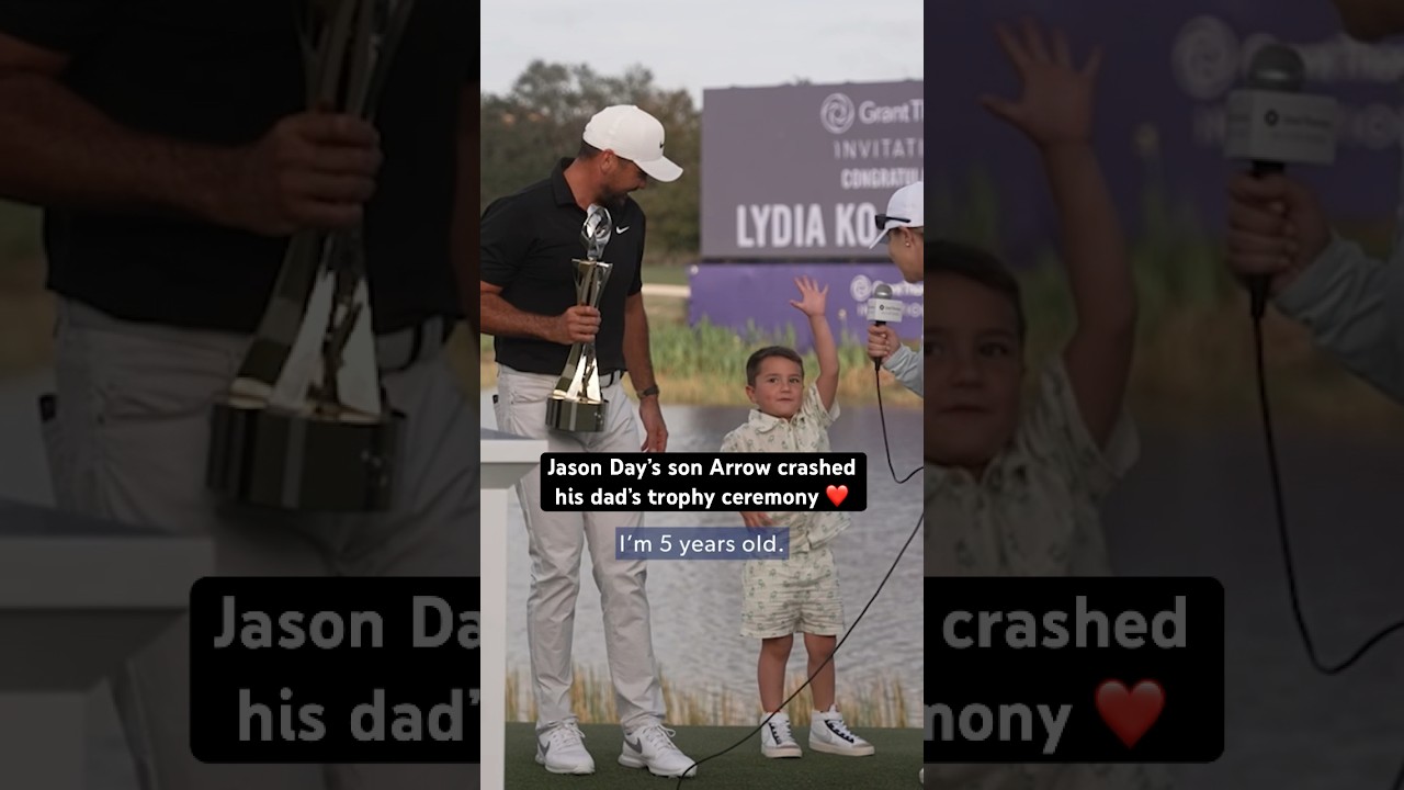 Jason Day’s son Arrow is already a legend 👏