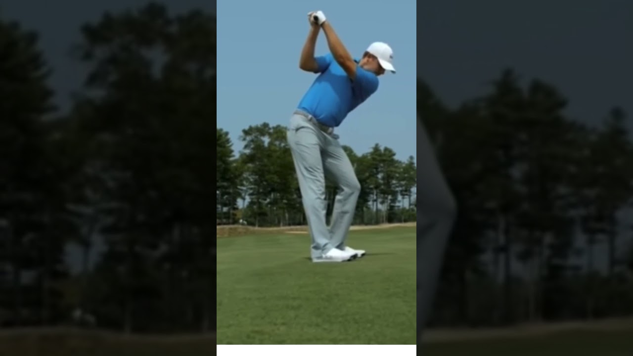 Iron Swing: Analyzing Jordan Spieth iron swing in slow motion #golf #golfswing #youtubeshorts