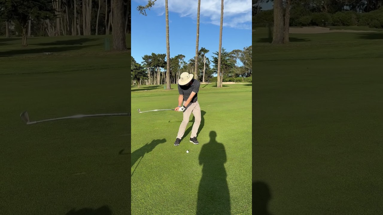 Loving the length of a full 9 iron swing