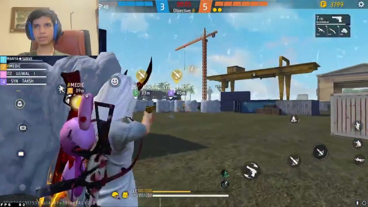 DHRUVESH 79 With India Free Fire Cup Group A Round 2