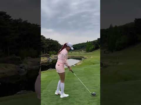 Hot Golfer Hyunju Yoo Amazing swing & Swing Sequence, ホットセクシーゴルファー「ユ・ヒョンジュ」素晴らしいスイングとスイングシーケンス 2023