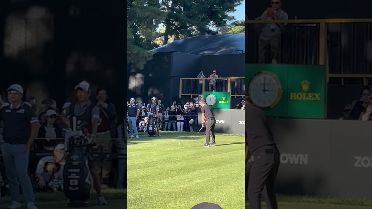 ZOZOチャンピオンシップ　2023　石川選手 最終ホール