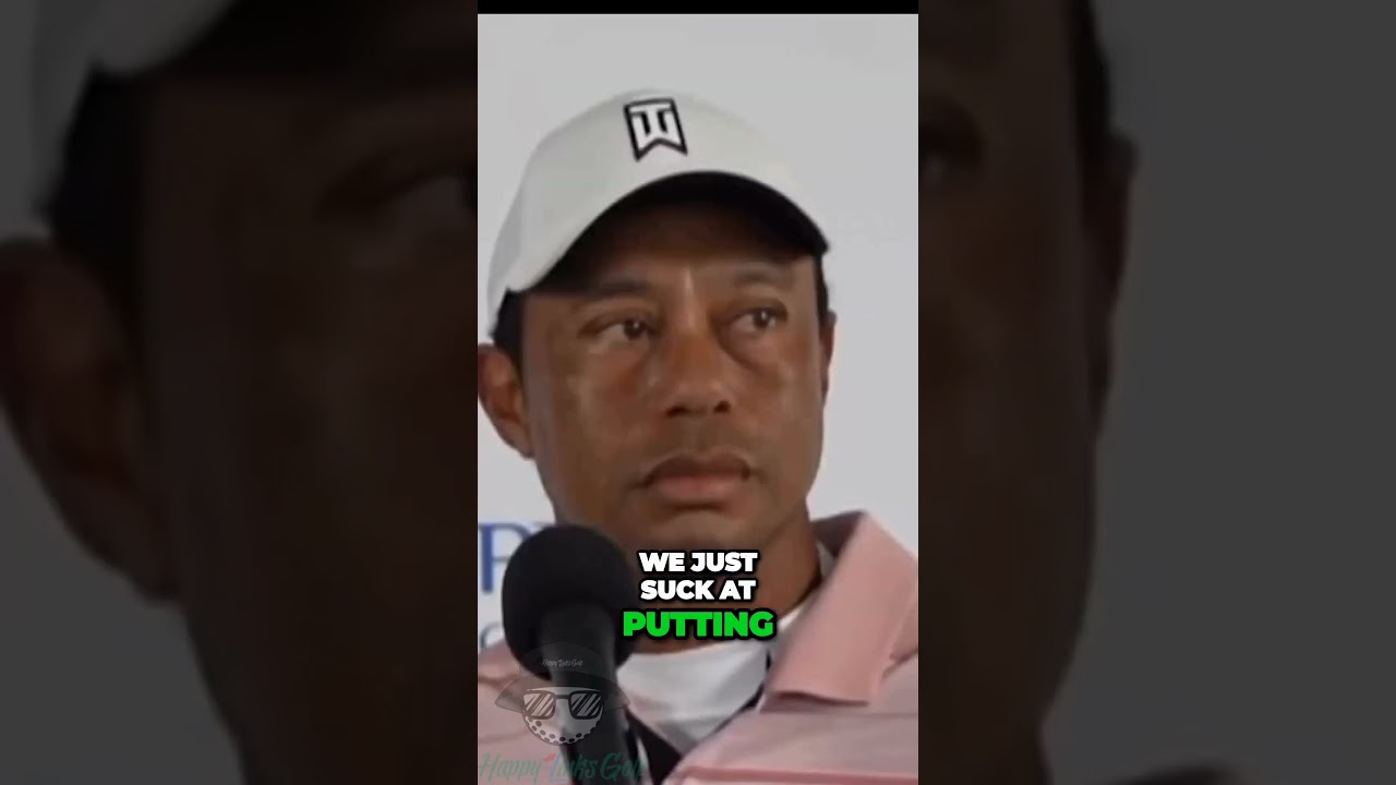 Charlie Woods saying him and Tiger sucked at putting during the PNC Championship 😂