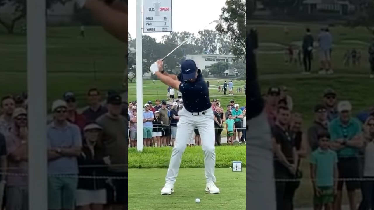 ローリーマキロイ アイアン 正面 スローモーション / Rory Mcilroy Iron Front Slow motion