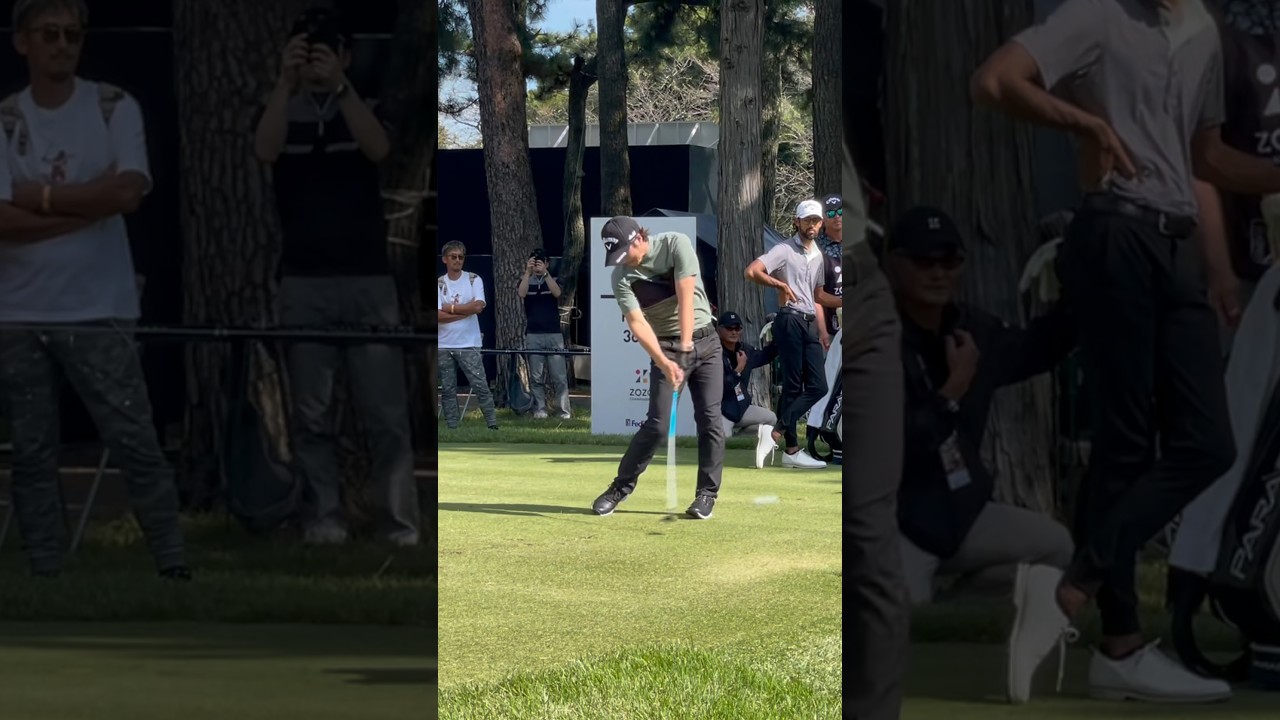 石川遼くんの完璧なライン出し