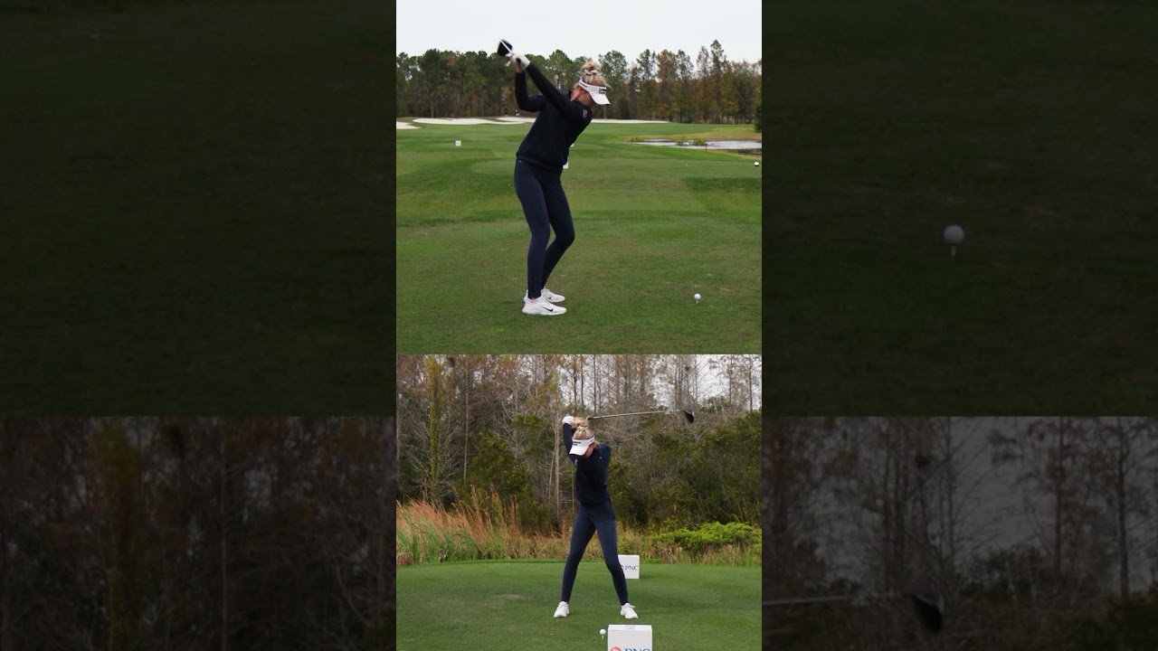 No.1 Beauty Golfer "Nelly Korda" Awesome Swing Motion & Slow Motion 2023