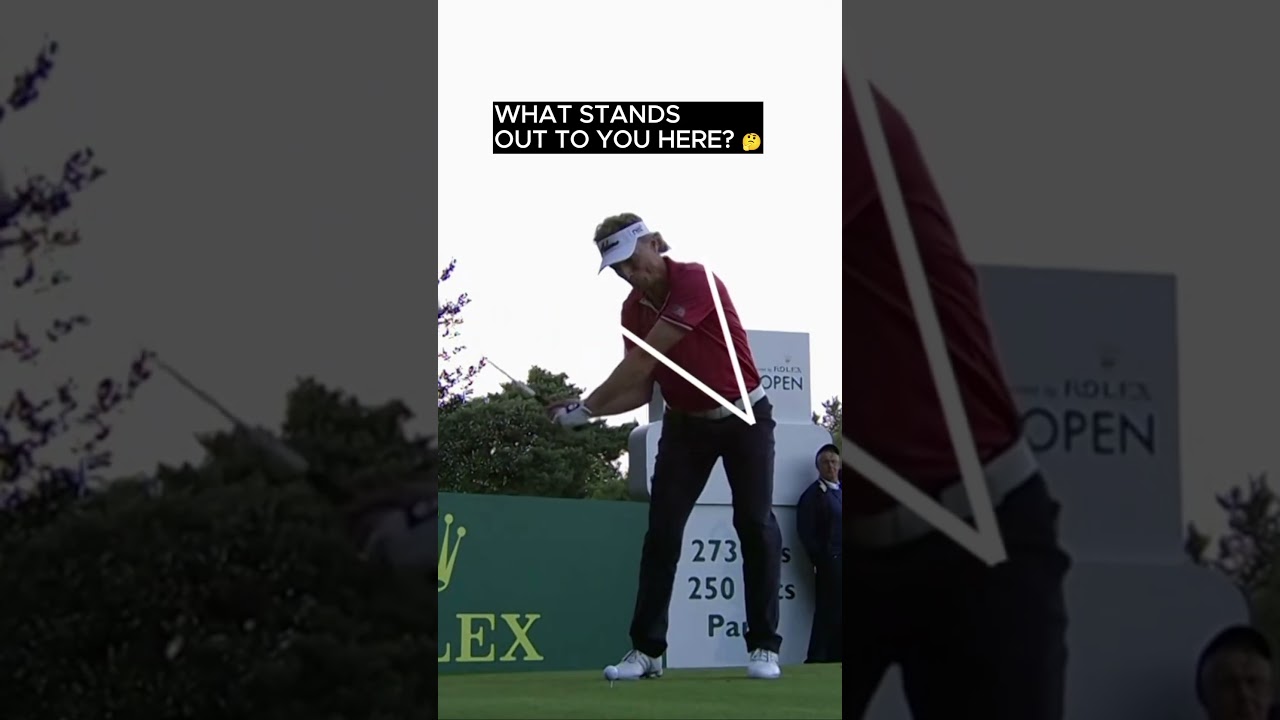 Slow motion driver swing for Seniors I Bernhard Langer #shorts