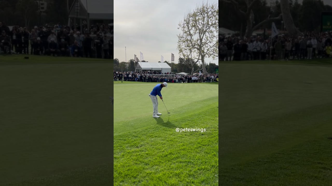 Jordan Spieth Hole 18 Friday Genesis Invitational 2022#pgatour #golf #putting #jordanspieth #genesis