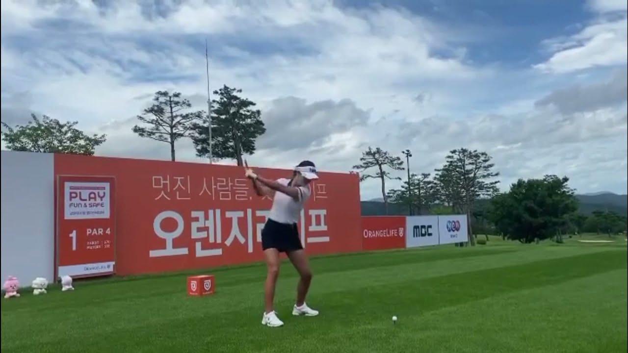 【ゴルフスイング】キム ハヌル（Kim Ha-neul）スローモーションあり