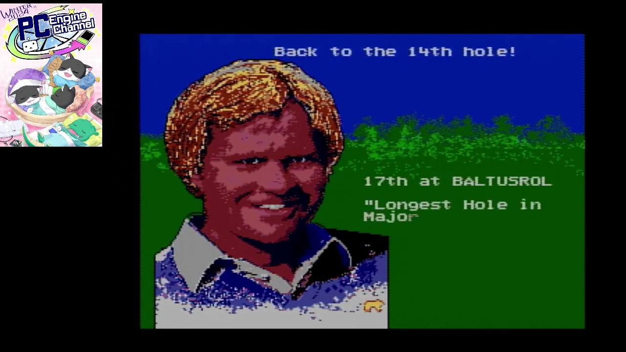 PCエンジン版　ジャックニクラウス チャンピオンシップゴルフ 【4週目 スキンズマッチ】