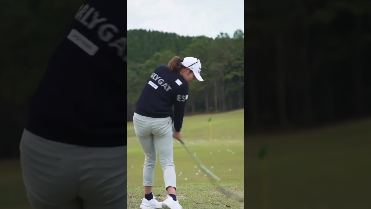 原英莉花の完璧な押し込み