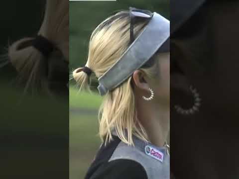 【金田久美子 ドライバー 力む必要なし】#golfswing #ゴルフ #スイング #スロー #shorts