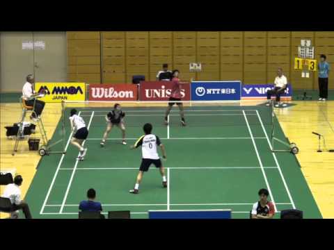 混合ダブルス２回戦 伊東/穴井(金沢学院クラブ/北都銀行) vs 藤巻/牧野(東北マークス/七十七銀行)