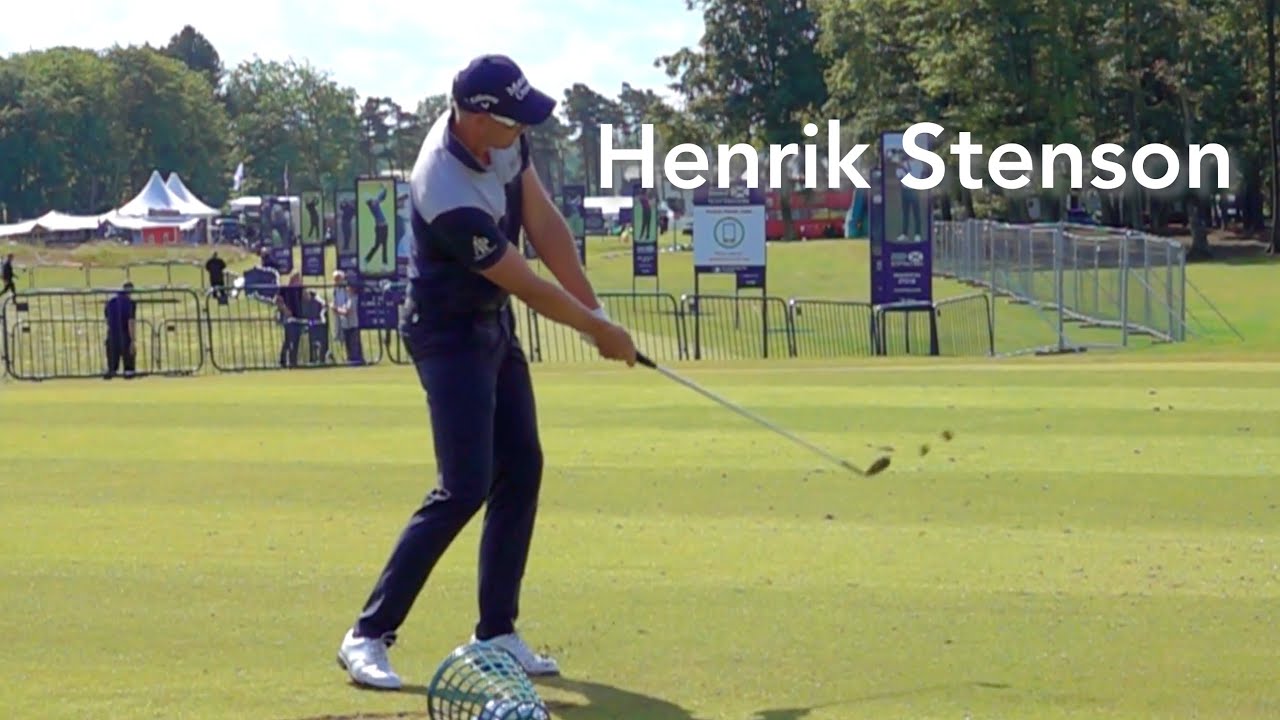 Henrik Stenson Slow Motion Pitch Shot
