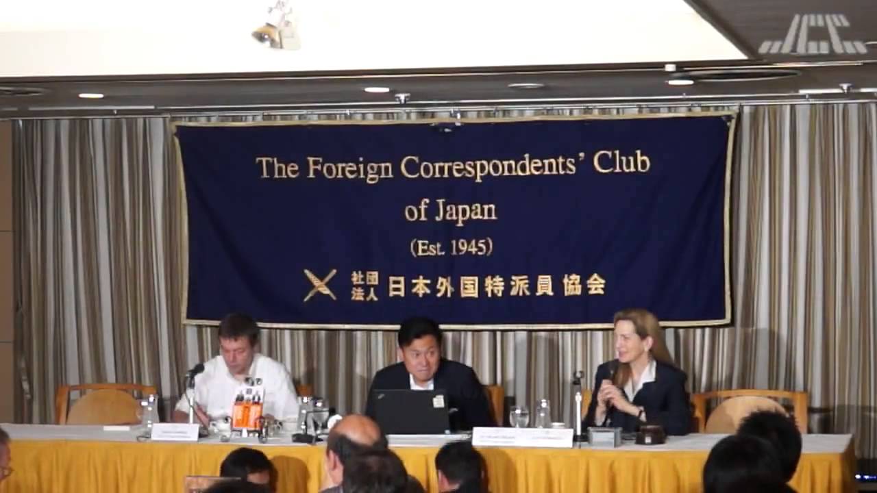 FCCJ会見動画　新経済連盟代表理事　三木谷 浩史 （英語での会見、日本語同時通訳）（１）