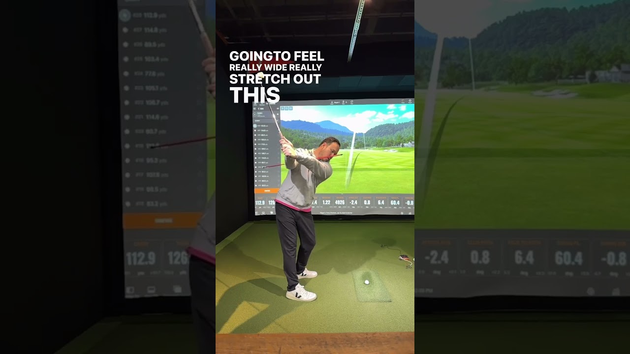 OVER SWING FIX! This is a great drill to help you shorten the arm swing in the backswing. #golftips