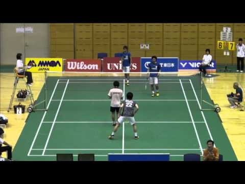 男子ダブルス１回戦 米田/尾野(トリッキーパンダース/法政大学) vs 井谷/高階(トリッキーパンダース)