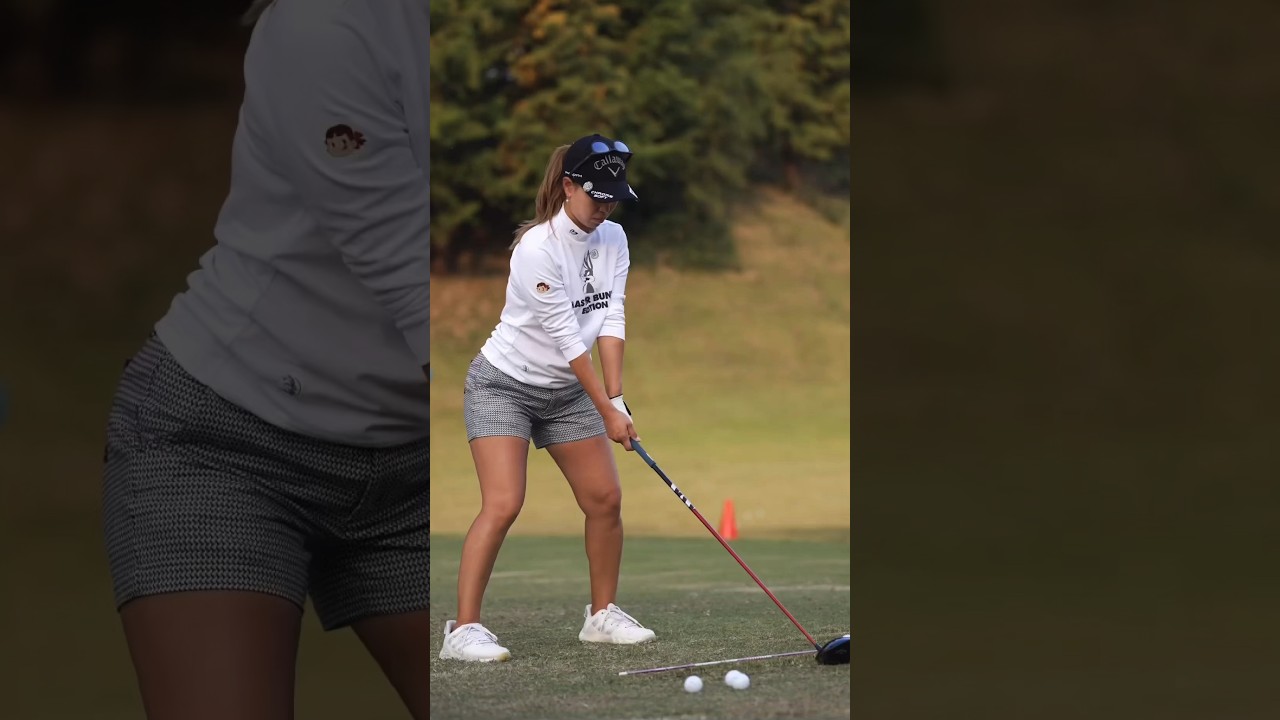 上田桃子の完璧なスイング