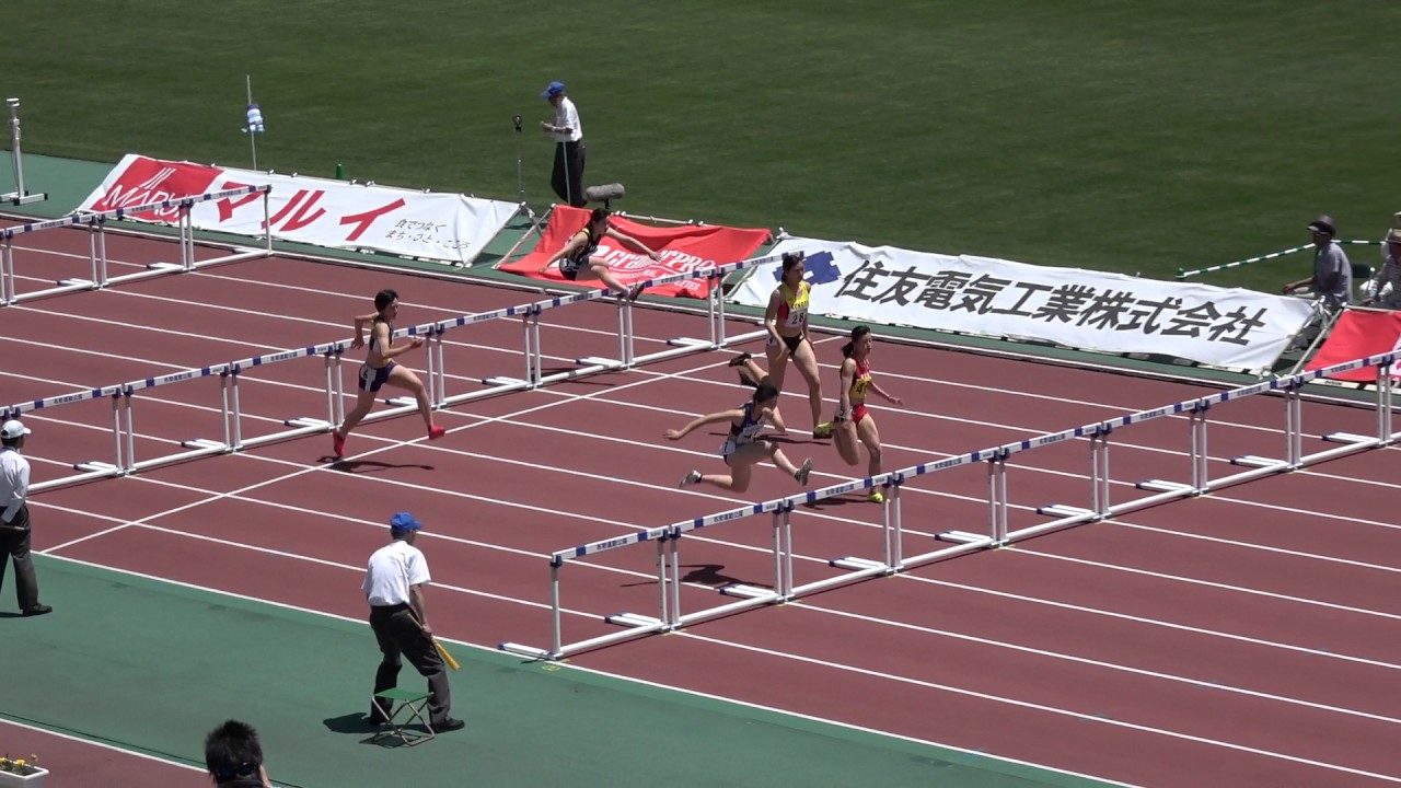 FUSE SPRINT2017 Women's100mH heat1 Minami FUJIMARU14.71(+1.4) 藤丸みなみ坂口詩歩江川可蓮
