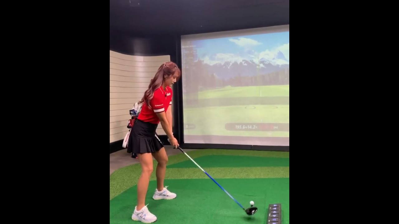 【ドライバースイング】キム ハヌル（Kim Ha-neul）スローモーションあり