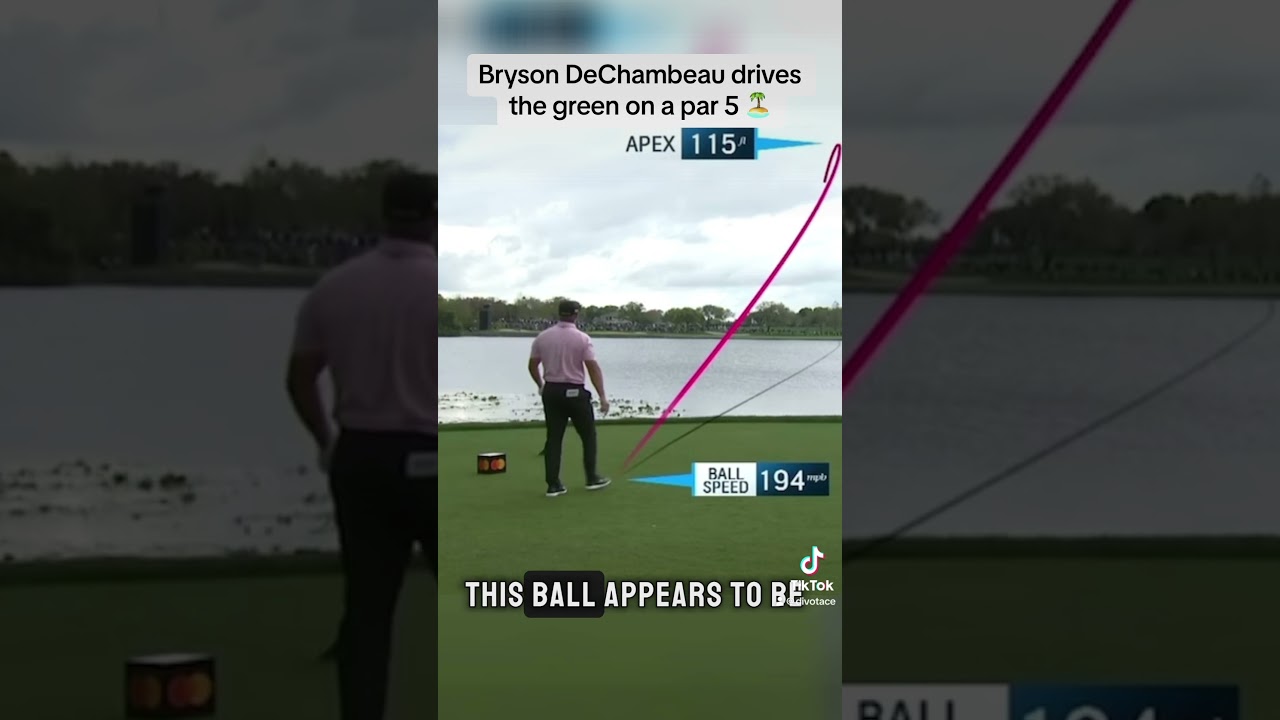 Driving the green on a par 5 #golf