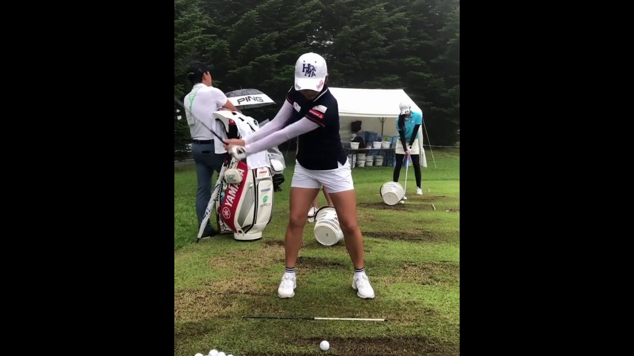 【いい音♪】イ・ボミ　LeeBomi　アイアンスイング　スロー再生あり