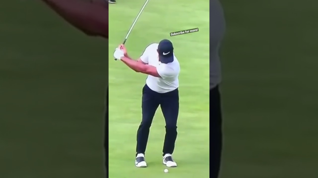 Brooks Koepka shows what a PERFECT Divot looks like! #golf #pga #golfswing #pgatour #tigerwoods