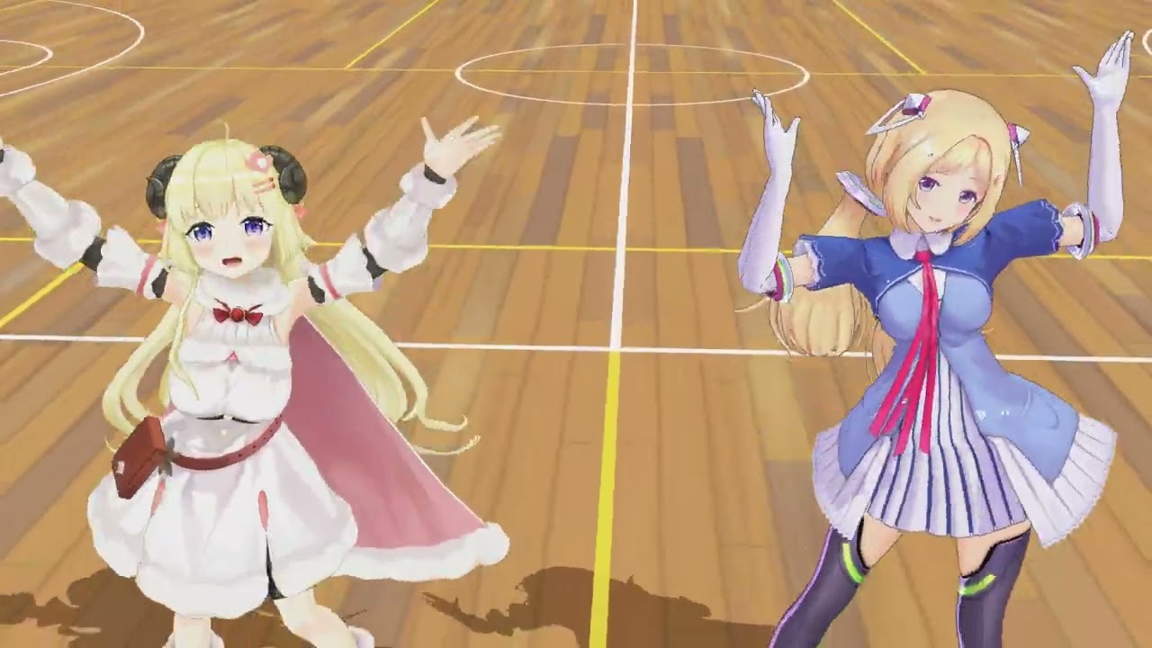 【MMD】愛包ダンスホール【ホロライブ】【角巻わため /アキ・ローゼンタール】#アイパイ #ガンギマリ姉妹