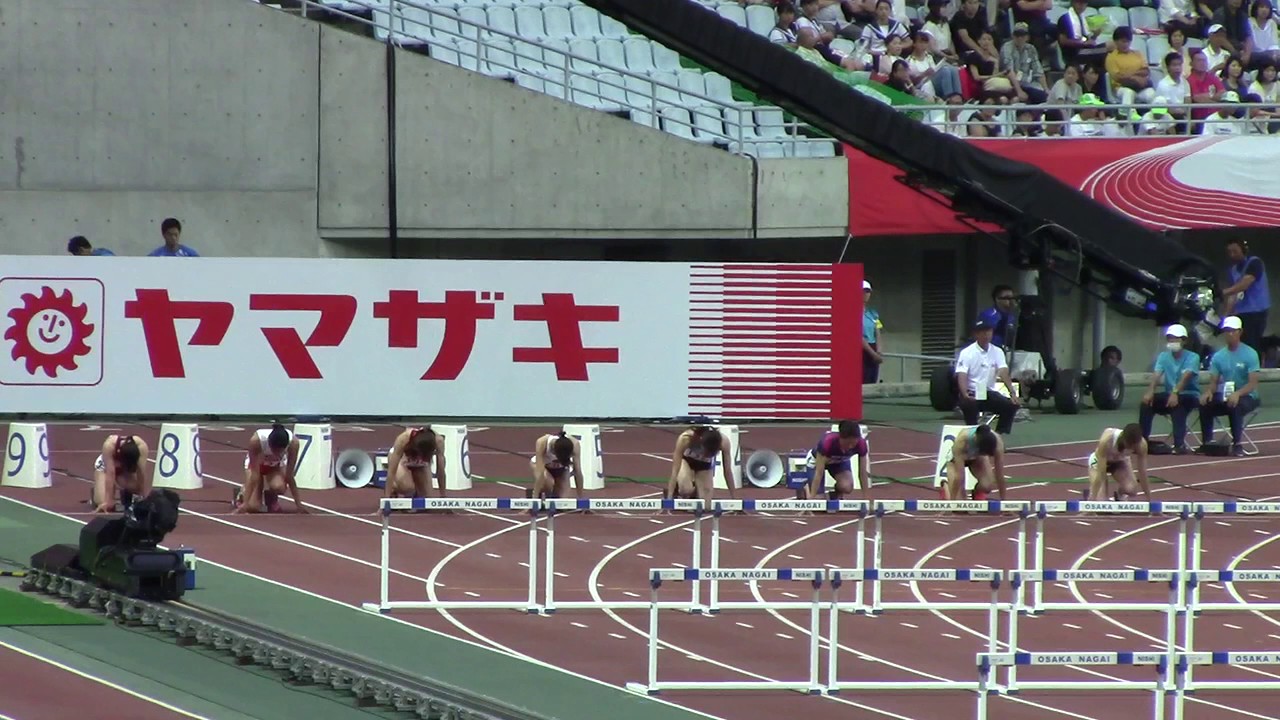 2017 日本選手権陸上 女子100mH 準決勝　1～2