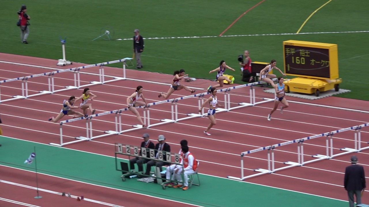 2017 Oda Memorial Women's100mH heat3 JUNG Hyelim 鄭恵林13.47(-1.5)