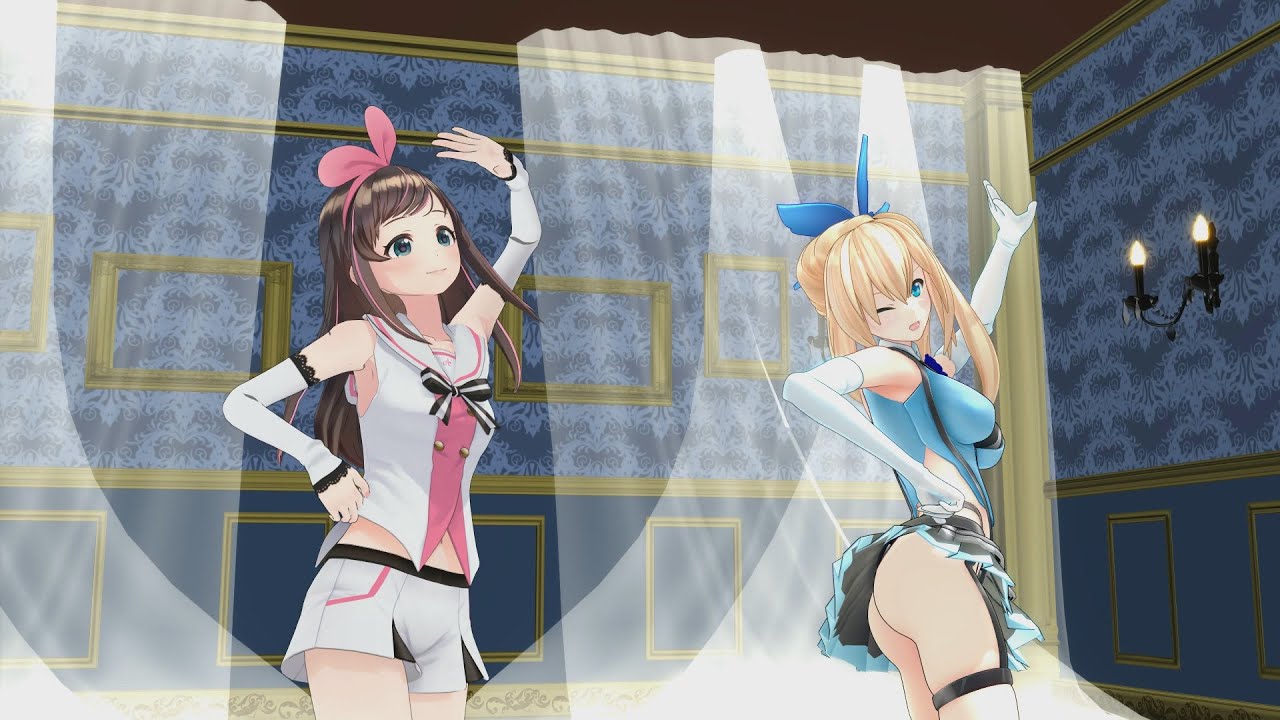 【MMD】愛包ダンスホール【キズナアイ /ミライアカリ】#アイパイ