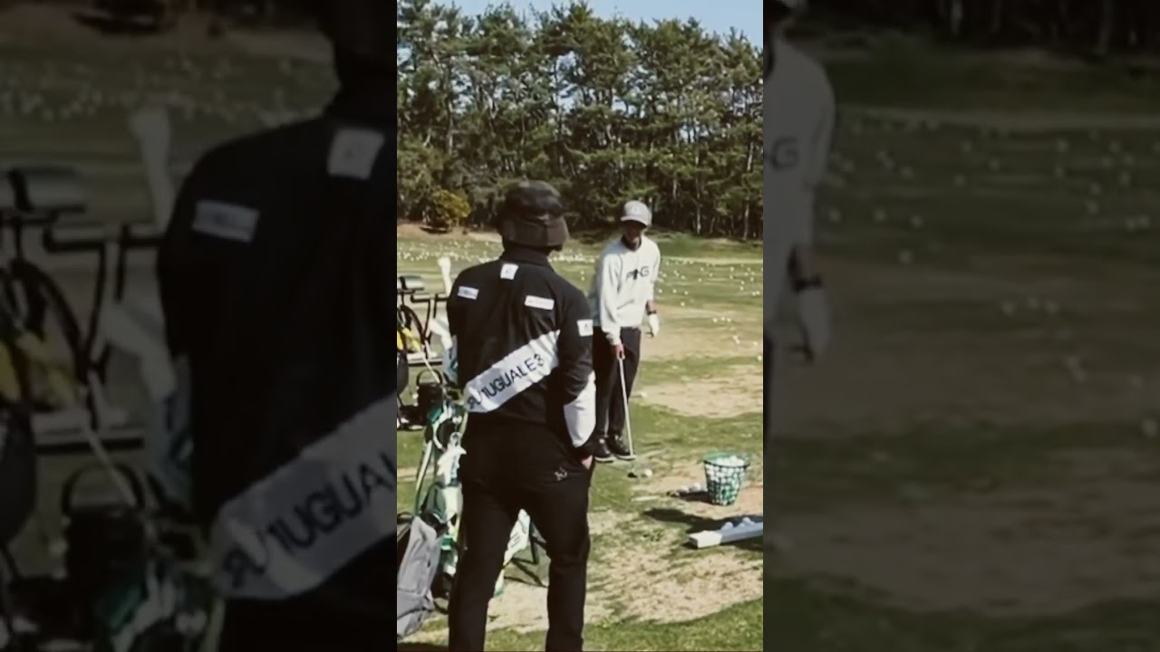 片山晋呉プロと横田真一プロから片手アプローチの熱い指導をうける14歳息子#片山晋呉 #アプローチ練習 #片手アプローチ#横田真一