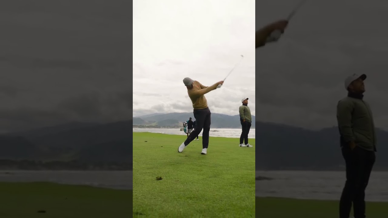 Power Hitter "Adam Scott" Fantastic Swing Motion & Slow Motion 2024