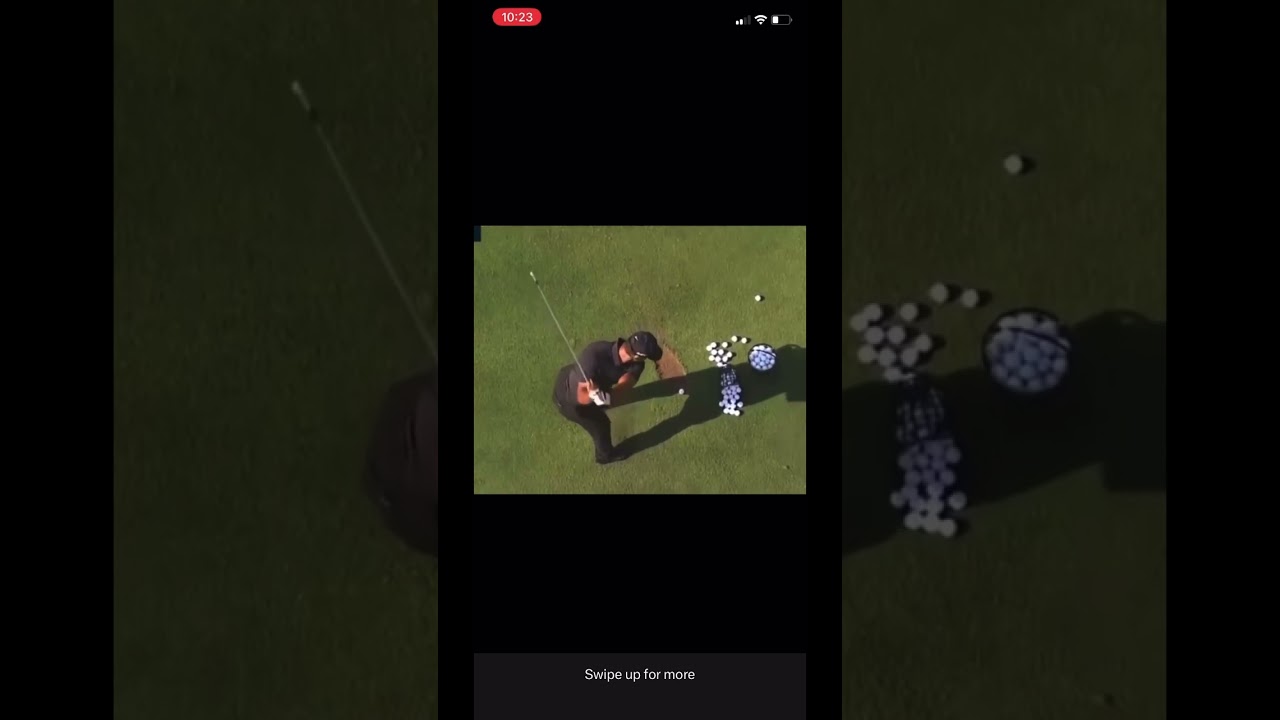 Tiger Woods swing from the too view! #tigerwoods  #golf  #tomgillisgolf