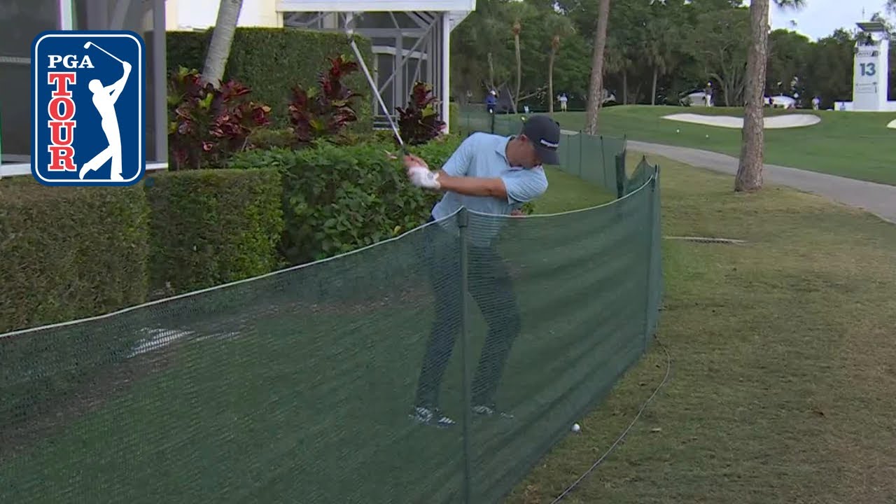 Justin Rose’s INCREDIBLE par save from the FENCE!