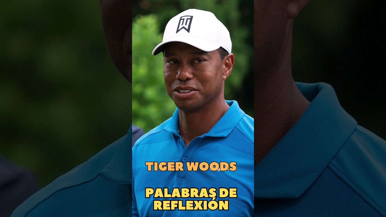 Tiger Woods: ¡El regreso del rey del golf! ️ #shorts #frases #quotes #pga