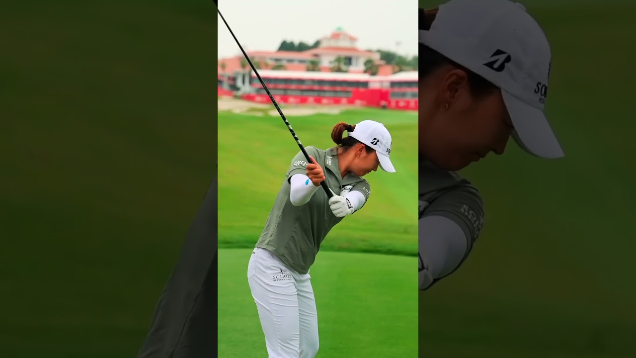 Major Queen "Jinyoung Ko" Awesome Swing Motion & Slow motion, マヨールクイーン「ジニョンコ」素晴らしいスイングモーションと 2024