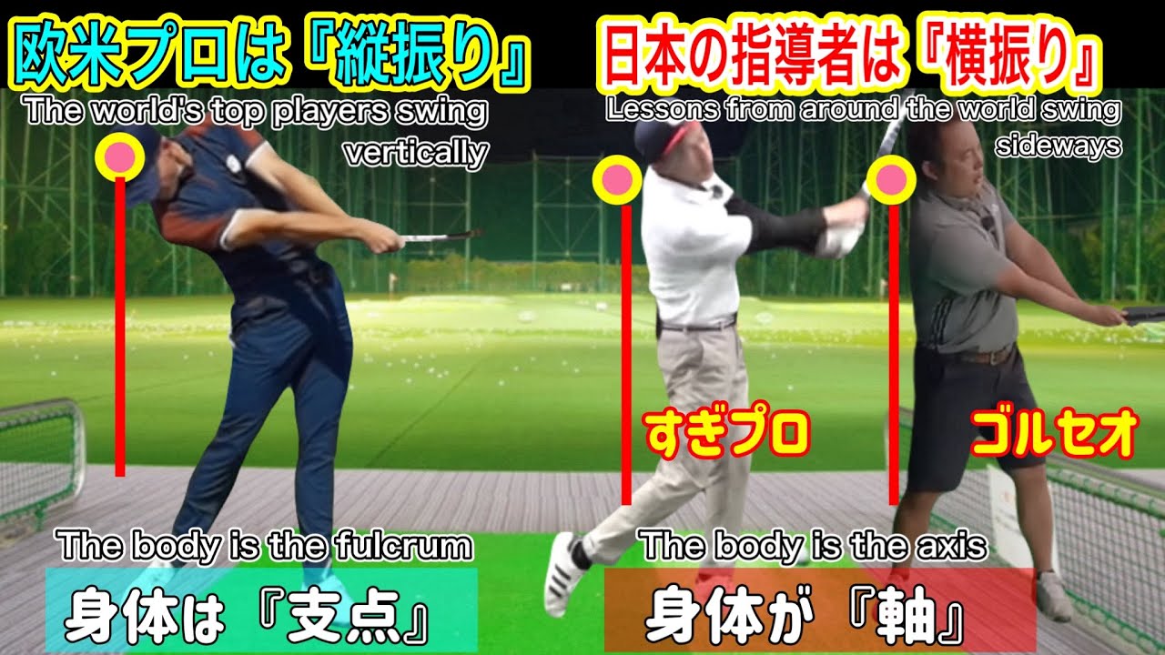 ゴルフ　ヘッドスピードを上げるなら「縦振りスイング」一択！！
